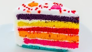 How To Make a Rainbow Cake