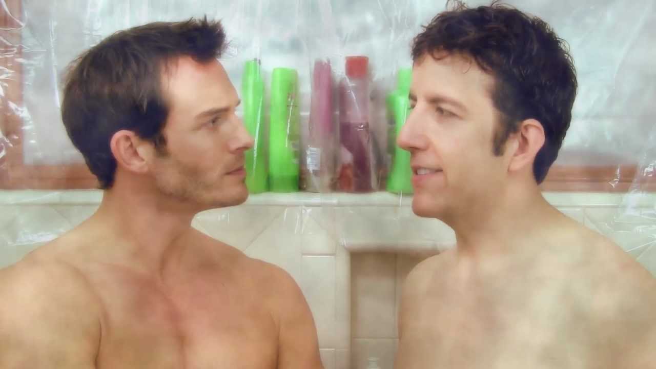 hot gay men showering