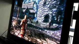 Skyrim running Maxed on P7805u Laptop