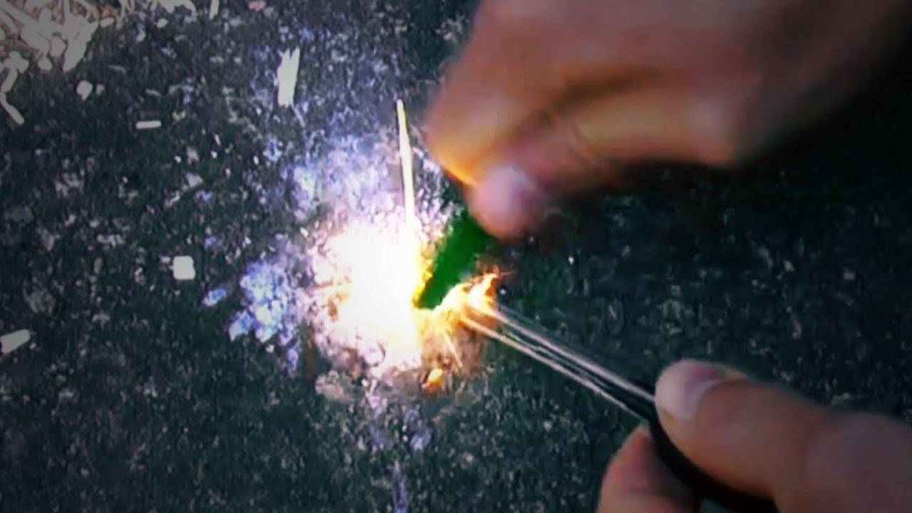How to Use a Magnesium/Flint Firestarter YouTube