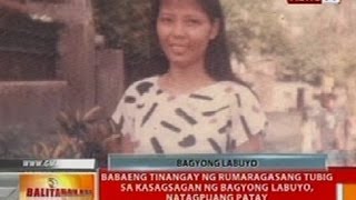 BT: Babaeng tinangay ng rumaragasang tubig sa Isabela, natagpuang patay