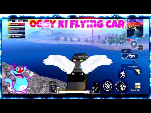 OGGY KI FLYING CAR।। NOOB GAMEPLAY।। OGGY PUBG FUNNY।।PUBG MOBILE