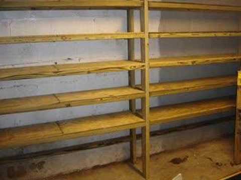 Basement Shelves - YouTube
