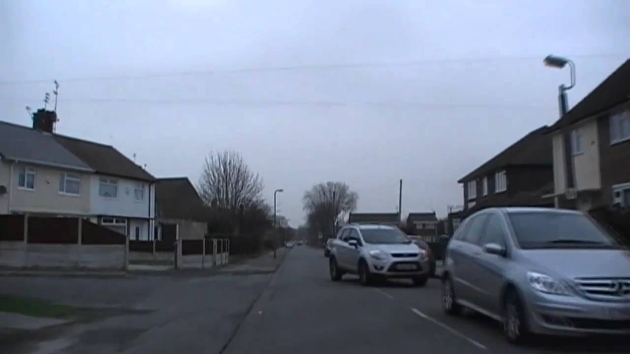 Driving Along Melwood Drive, Crown Road & Deysbrook Lane, Liverpool