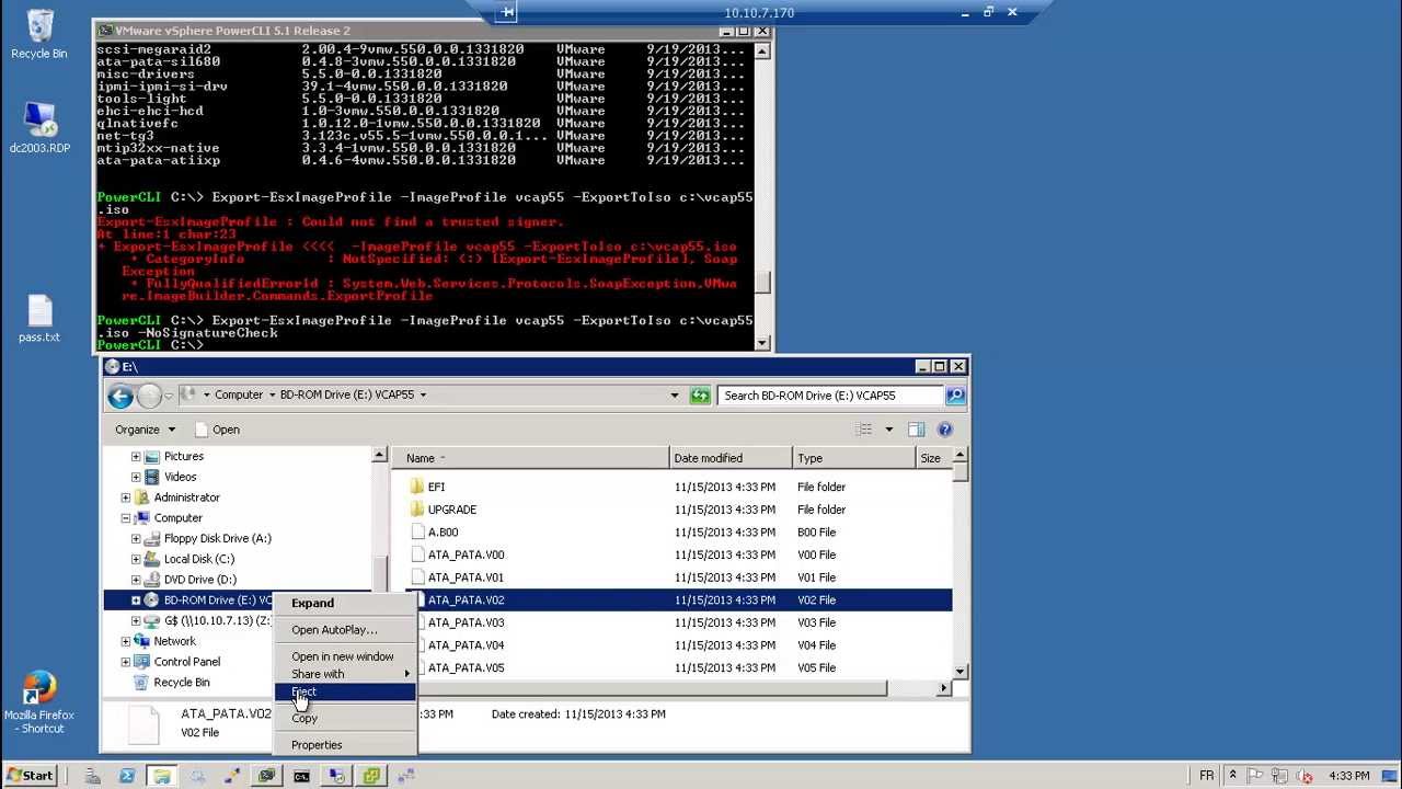 VMware vSphere ESXi Image Builder - YouTube