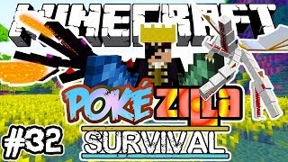 BATALHA DE REIS! - PokéZilla Survival! - Minecraft #32