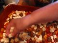 Rigatoni in the oven w/ ricotta, mozzarella and baby meatballs