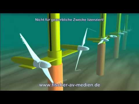 Gezeitenkraftwerk - kurz und bündig - Animation - YouTube