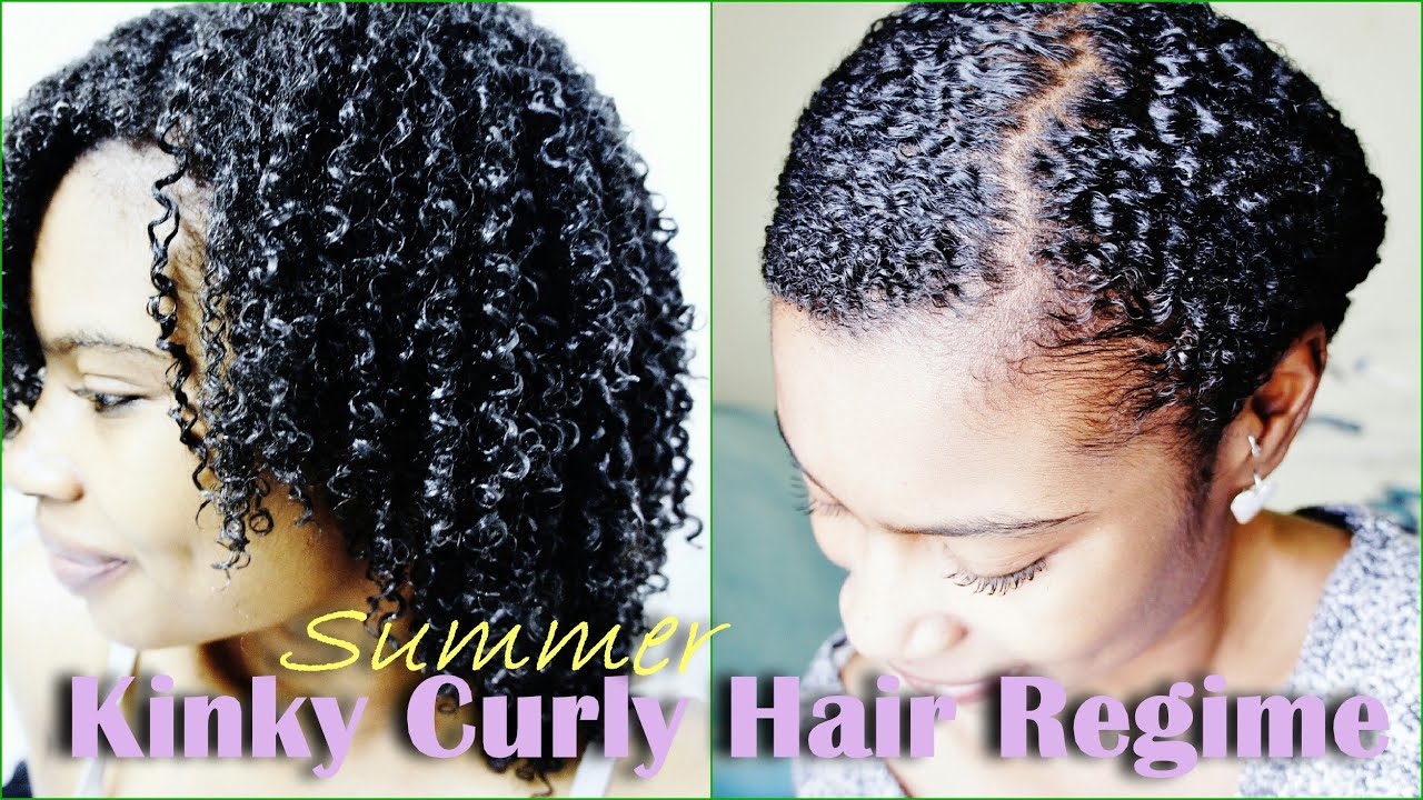 Natural hair| Summer Regime My 3c/4a Hair Regime  YouTube