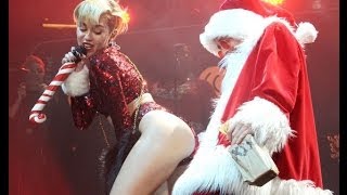 Miley Cyrus Twerk on Santa Claus