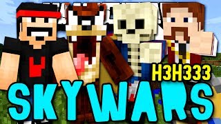 SKYWARS - TODOS GANHAM MENOS O M4STER! (c/ M4ster, Seymour e D4rk) - Minecraft