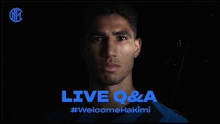 LIVE Q&A with ACHRAF HAKIMI | #WELCOMEHAKIMI | INTER 2020/21 🇲🇦⚫🔵??? [SUB ENG]