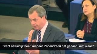 Farage: Een strijd tussen de natiestaat en de EU-superstaat (NL subs)