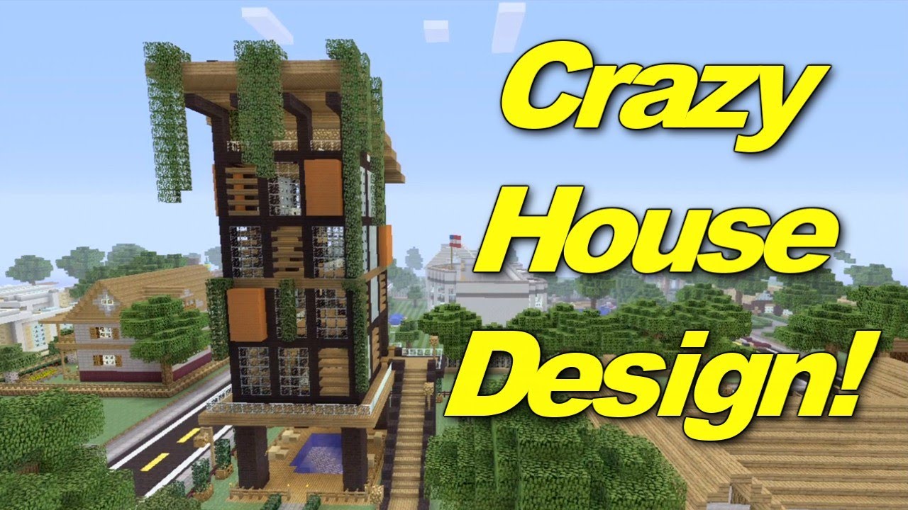 Minecraft Xbox 360: Crazy House Design! (House Tours of Danville ...