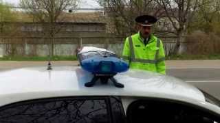 Poliția de la Strășeni face p/v în mașina cu radar
