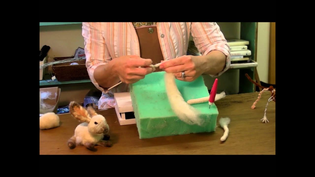 How To Needle Felt Skewer Technique Sarafina Fiber Art Episode 4