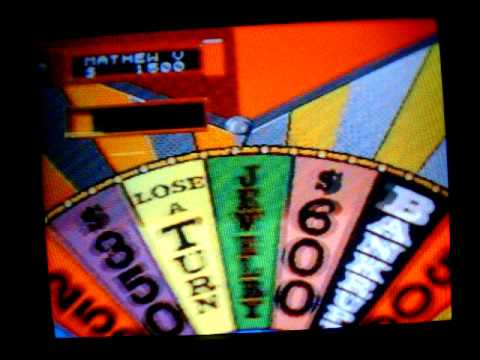 Wheel of Fortune Sega CD Run Game 10 Part 4 - YouTube