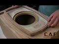 How to Build A Subwoofer Box CUSTOM Video - Custom Body Filler Fiberglass Car Audio Fabrication CAF