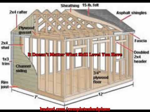 Learn How You Can Design and Build Your Own Shed Plans - YouTube