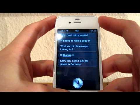 Funny Siri - Deutsch und Englisch - YouTube