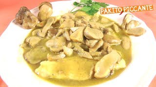 POLLO AI FUNGHI PORCINI Leggero e saporito • Ricetta di Pakitopiccante