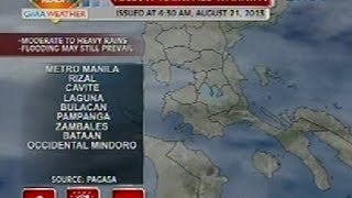 UB: Yellow rainfrall advisory, nakataas sa Metro Manila at iba pang lugar