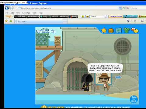 Poptropica Counterfeit Island Walkthrough Part 1 - YouTube