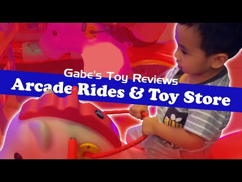 Arcade Rides and Toy Store Fun