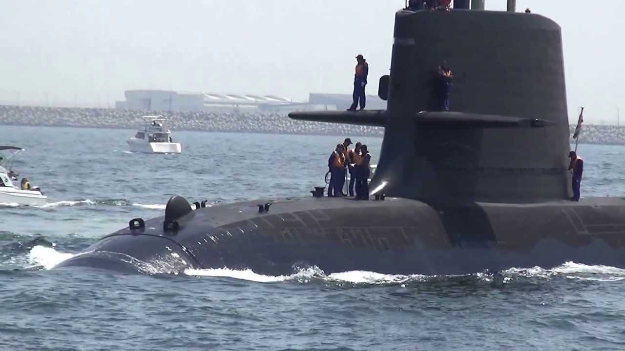 最新潜水艦『こくりゅう』進水式  海上自衛隊