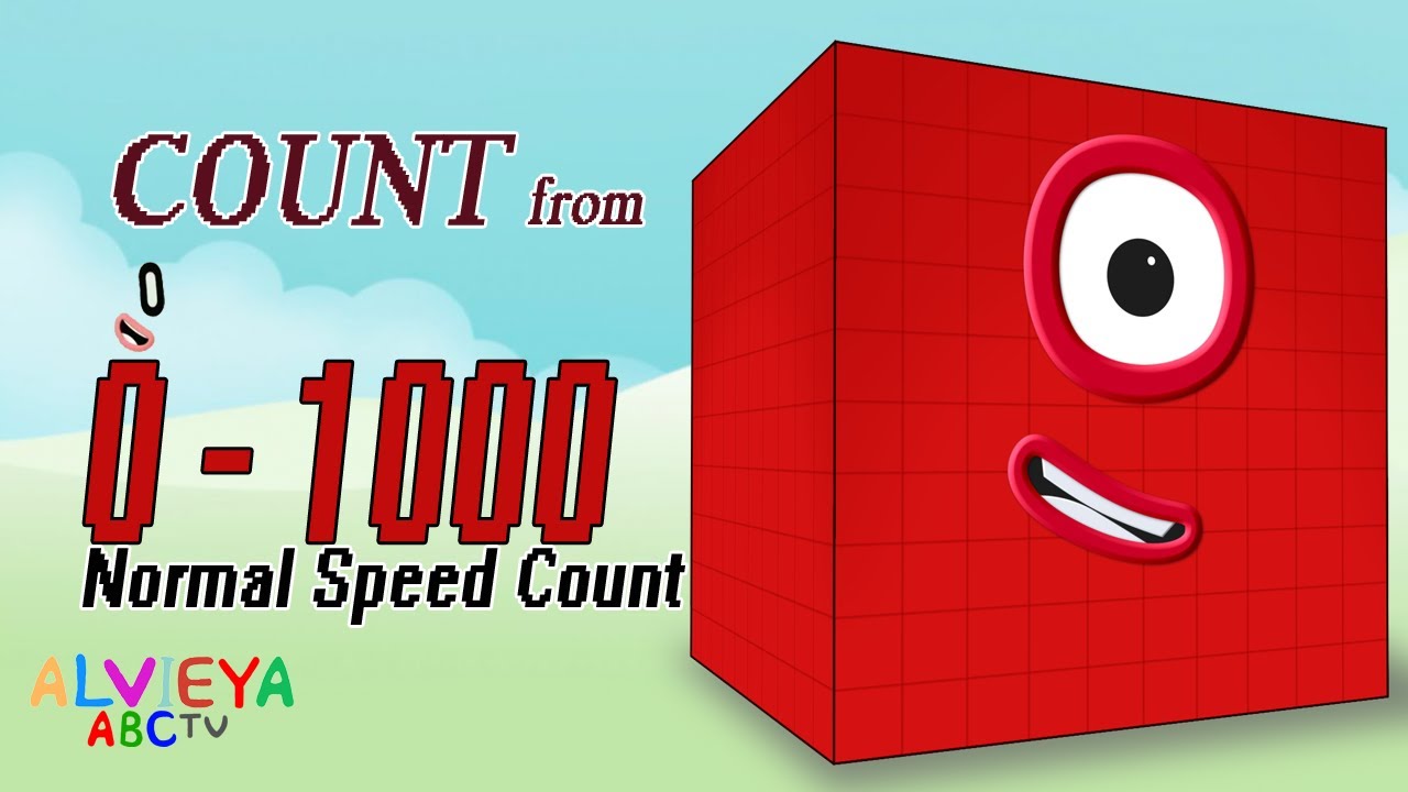 0 Zero 1000 One Thousand Learn To Count V 2 Normal Speed