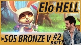 SOS Bronze V (5) #2 - Classic Bronze V Game Teemo Plays & Rage Quit avec SKyyart Diamant en FR Part1