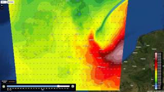 Monday 28th Storm - Wind gusts & Precipitation