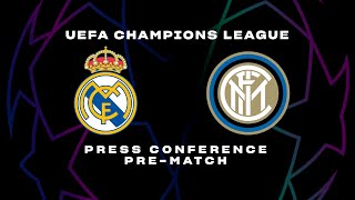 REAL MADRID vs INTER | CONTE + VIDAL PRE-MATCH PRESS CONFERENCE | 🎙️⚫🔵??