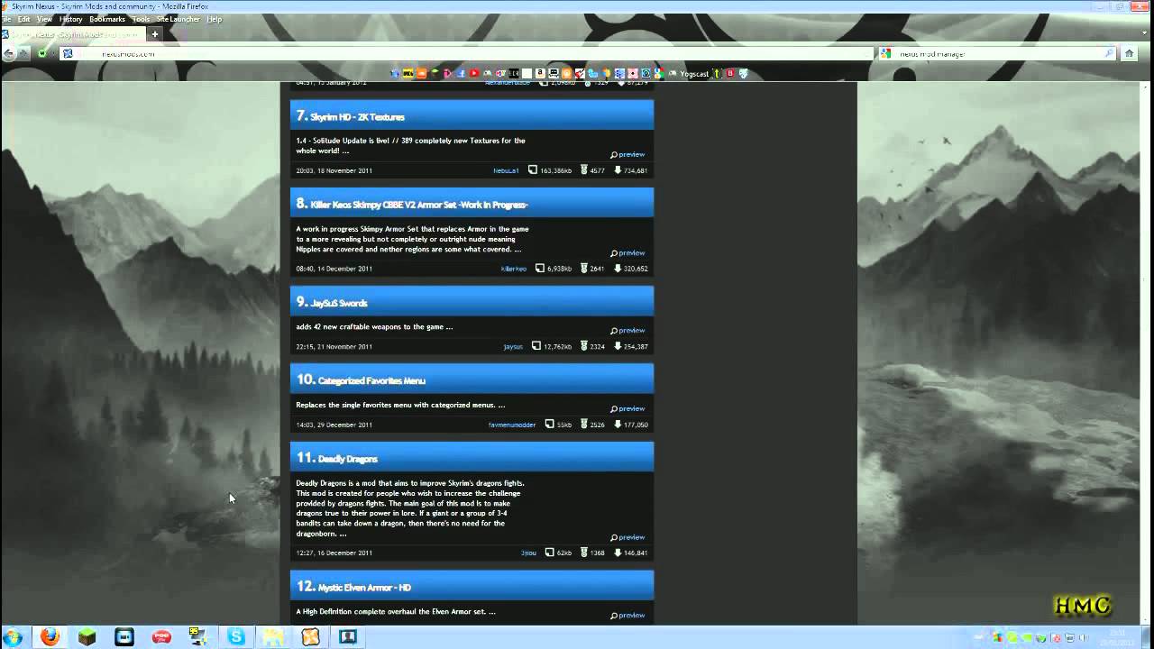 How To Install Skyrim Mods - Nexus Mod Manager - YouTube