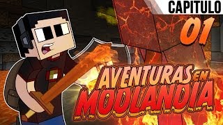 Minecraft: Aventuras en Modlandia Ep. 1 "Nueva Aventura y mi hijo es Spider Man"