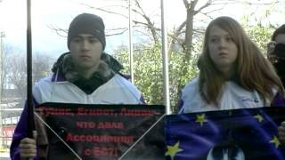 «Украинский выбор» пикетировал Представительство ЕС в Украине