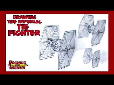 Star Wars TIE Fighter Drawing - YouTube