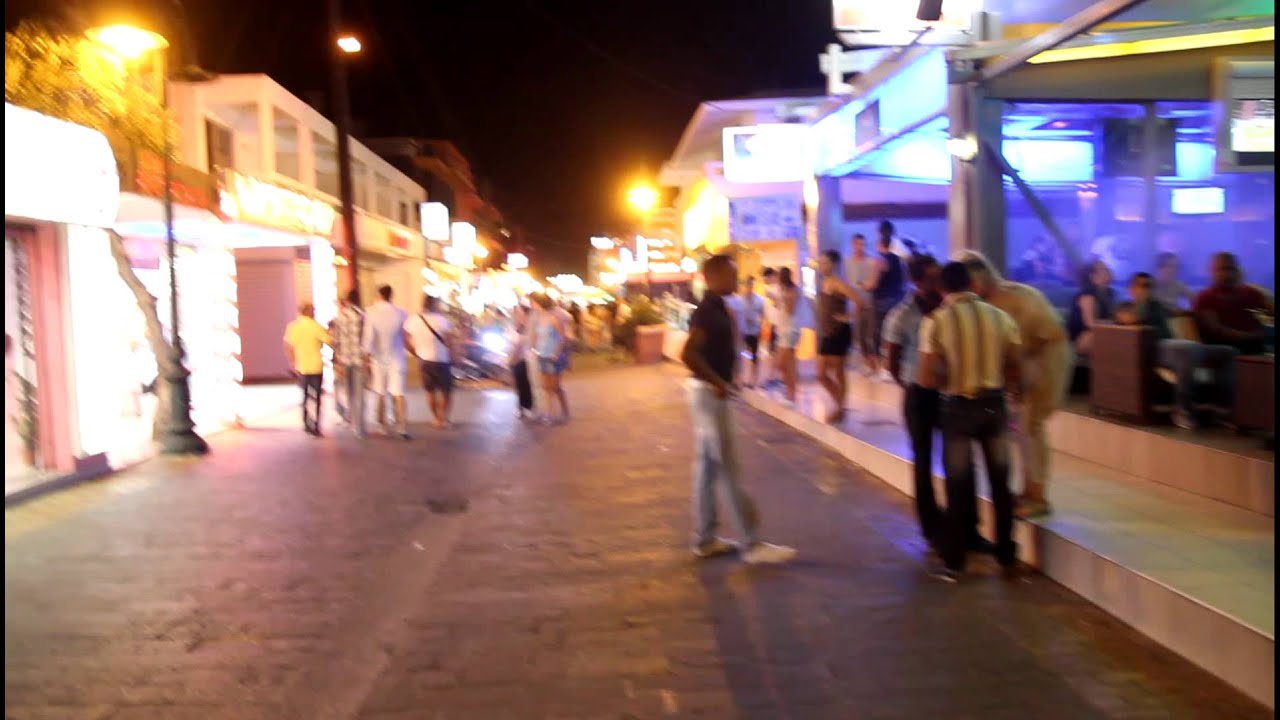 Faliraki nightlife 2011, Rhodes, Greece YouTube