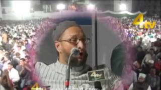 Watch Secular Asaduddin Owaisi Giving Hate Speech Against Narendra Modi and Hindus !