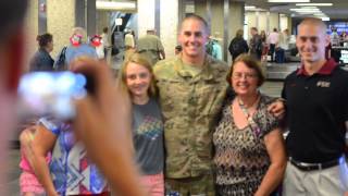 One FSU Pike's surprise return home from Afghanistan