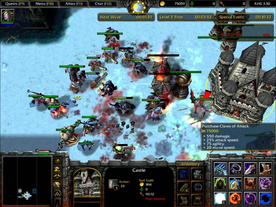 warcraft 3 map x hero siege