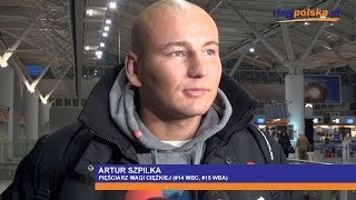 Szpilka przed wylotem do USA na walkę z Jenningsem