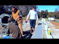 Pouring a Thin Concrete Cap Layer - Rapid Set Mortar Mix