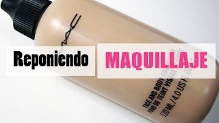 Reponiendo maquillaje