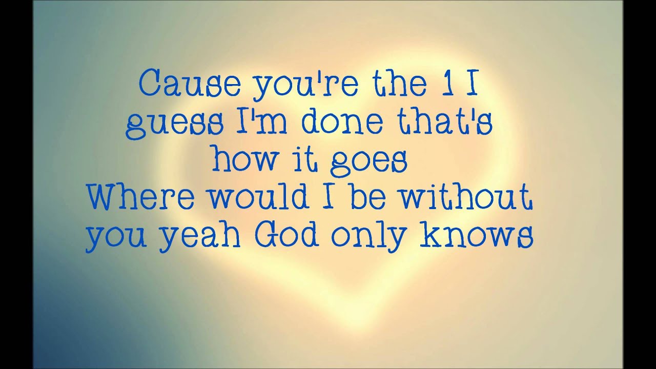 GOD KNOWS LYRICS god knows lyrics: