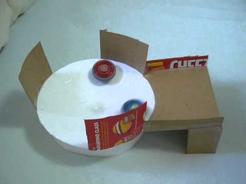 Homemade Beyblade Stadium! - YouTube