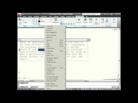 AutoCAD Tip -- Convert Text to Mtext (Lynn Allen/Cadalyst Magazine ...