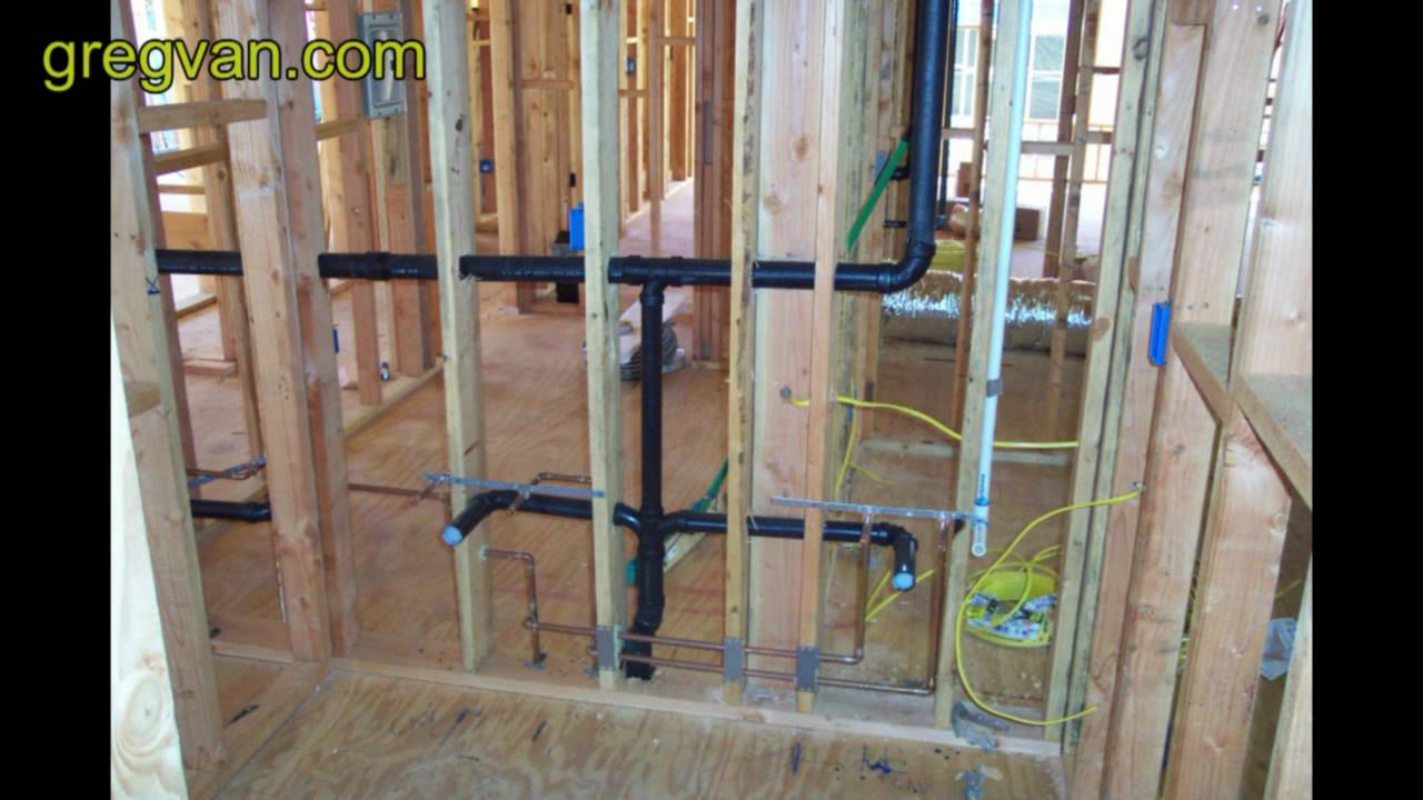 Plumbing Waste Pipes That Create Problems for Wall Framing - YouTube