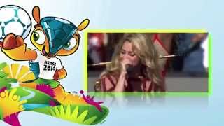 ¿Shakira embarazada? Asi se vio la ceremonia de #Clausura, Mundial #Brasil 2014 -  Closure Ceremony