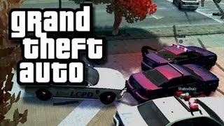 GTA - Cops and Robbers 7 - North West Baby! (Funny GTA Skit/Custom Gameplay)